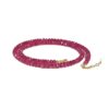 Ruby Necklace - Round Shape 5.25mm