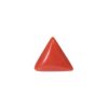 Coral Gemstone - Triangular Cut 4.73 Carat