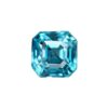 Blue Zircon Gemtone - Octagonal Shape 6.72 Carat