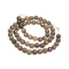 Smoky Quartz Necklace - Round Shape 10mm