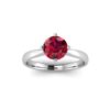 Sterling Silver Ruby Ring - 2.50 Carat