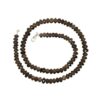 Smoky Quartz Necklace - Round Shape 4.05mm
