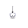 Solitaire Moissanite Nose Pin - 0.08 Carats