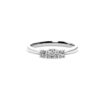 Round Shaped Three Stone Diamond Ring 0.50 Carat