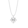 Diamond White Gold Pendant - Round Shape 0.39 Carat