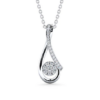 Modern Look Fancy Diamond Pendant