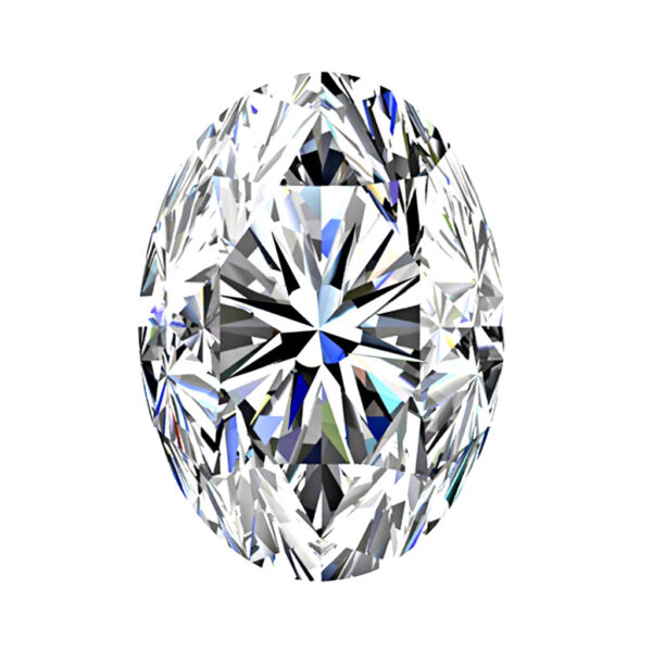 Moissanite Stone - Oval Shaped 2.46 Carats