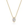 Diamond Rose Gold Pendant - Marquise Shape 0.50 Carat