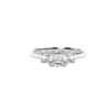 Princess Cut Three Stone Diamond Ring 1.45 Carat