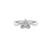 Round Shaped Three Stone Diamond Ring 3.00 Carat