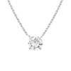 Diamond White Gold Pendant - Round Shape 0.39 Carat