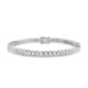 18K White Gold Diamond Bracelet 1.75 Carat