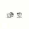Moissanite Solitaire Studs - Round Shaped 1.00 Carat