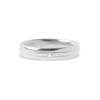 White Gold Mens Moissanite Ring 1.18 Carat