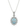 Aquamarine Pendant - Oval Shaped 1.52 Carat